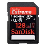 Rental Sandisk 128GB 80MB/S SD Memory Card