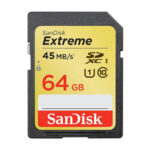 Rental Sandisk 64GB 45MB/S SD Memory Card