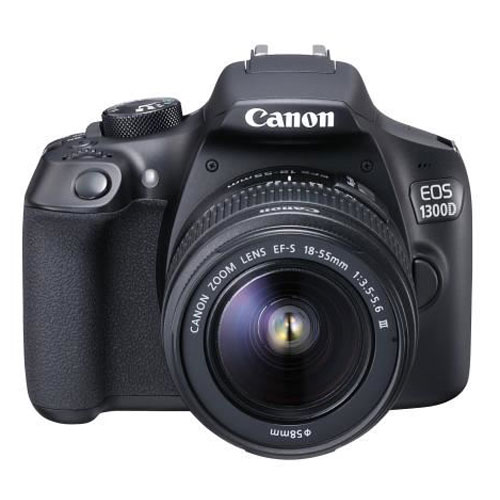Used Canon 1300D Camera Body + Canon EF-S 18-55mm Lens
