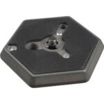 Used Manfrotto 130-14 Hexagonal Quick Release Plate (Flat Bottomed) with 1/4"-20 Screw