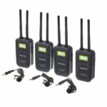 RENTAL SARAMANIC  VmicLink5 RX+TX+TX+TX Camera-Mount Digital Wireless Microphone System with Three Bodypack Transmitters and Lavalier Mics (5.8 GHz)