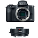 RENTAL CANON EOS M50 Mirrorless Camera with Canon EF-M to EF Lens Mount Adapter