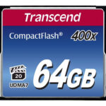 Used Transcend 64GB 400x CF Card
