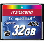 Used Transcend Cf Card 32gb 400x UDMA 7
