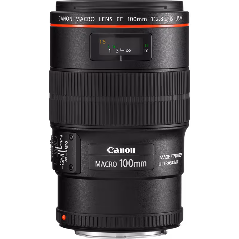 Canon EF - 100mm 1:2.8 L IS USM macro lens