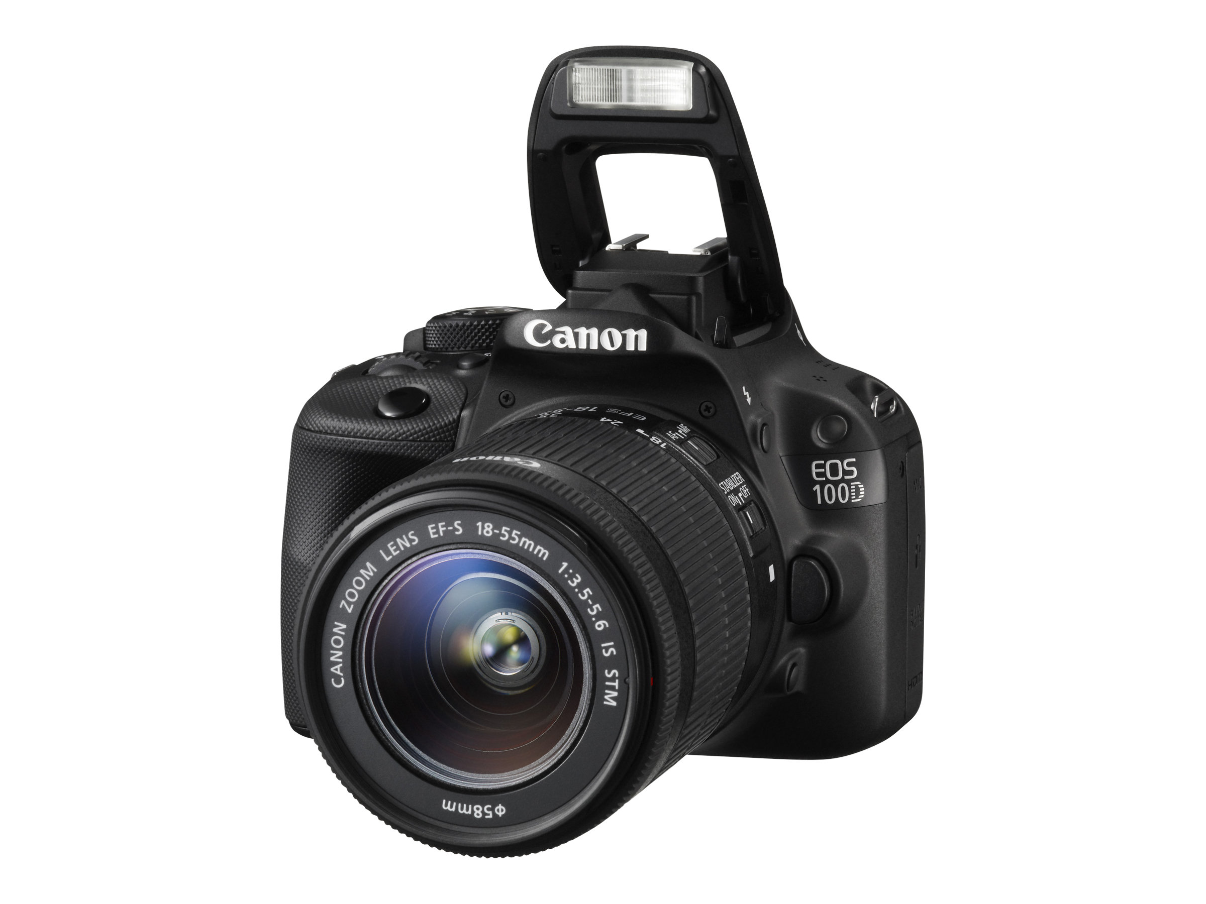 Canon 100D DSLR Camera and Canon EF-S 18-55mm 1:3.5-5.6 IS STM Lens
