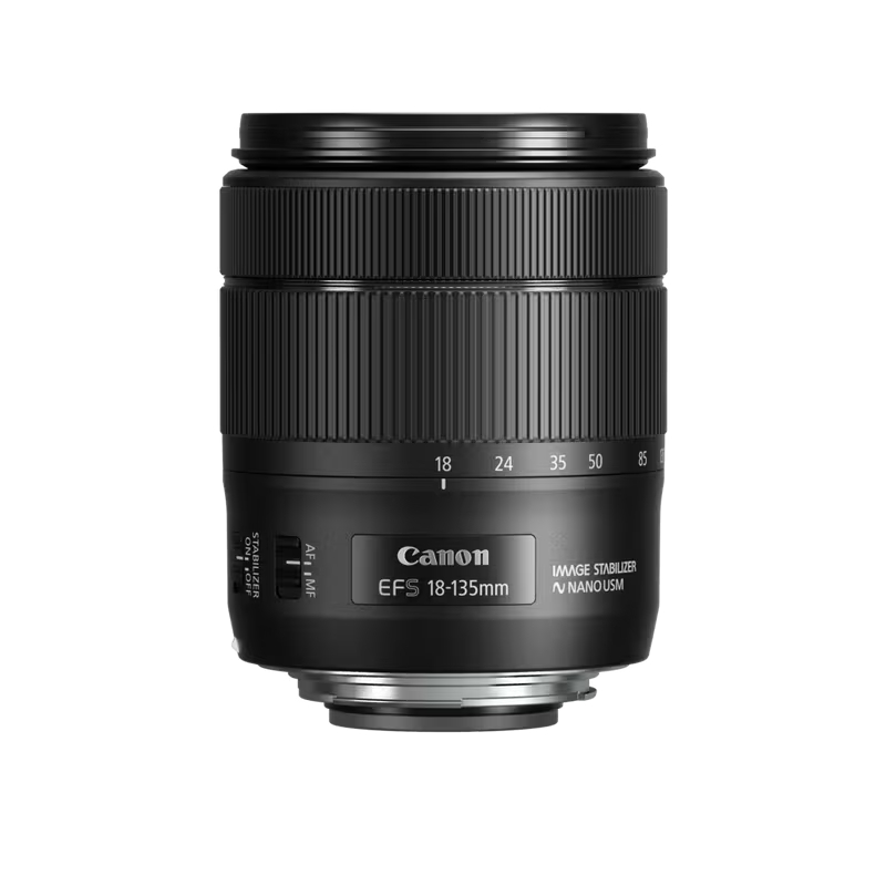 Used Canon EF-S 18-135mm 1:3.5-5.6 IS lens