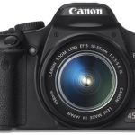 Used Canon 450D camera + Canon EF-S 18-55mm IS lens