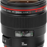 Used Canon EF 35mm 1:1.4 L USM lens