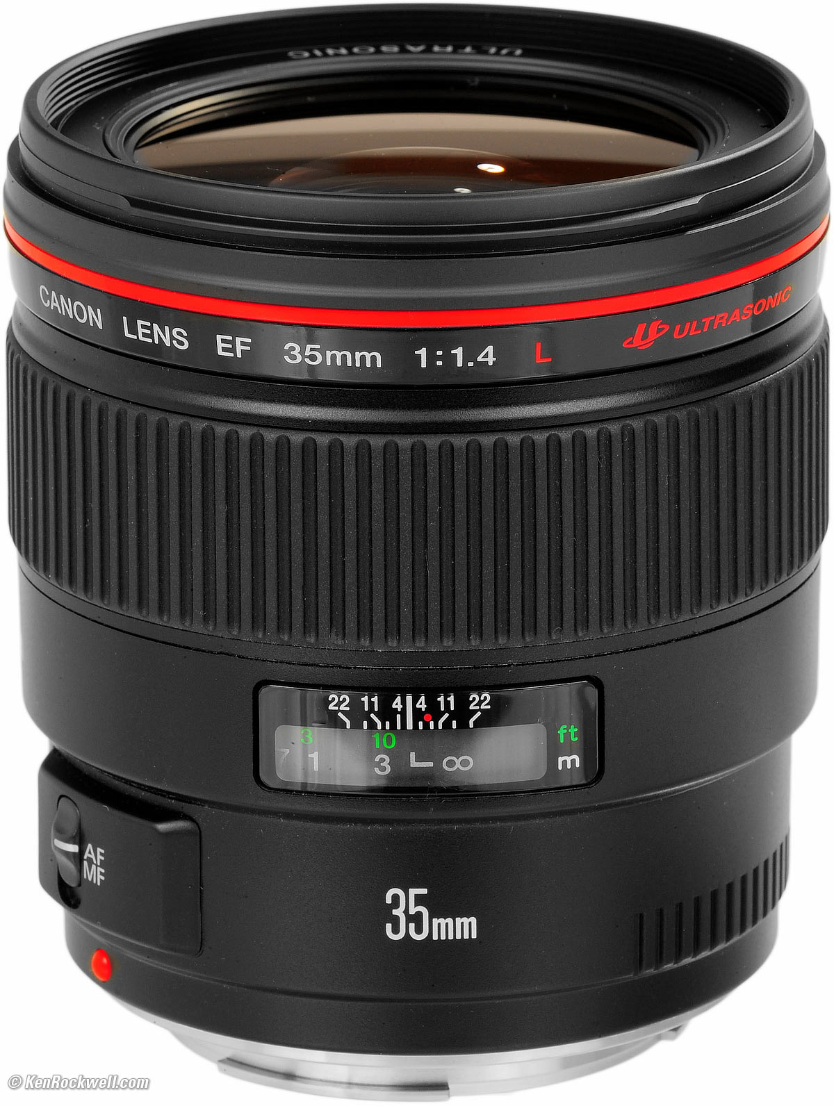 Used Canon EF 35mm 1:1.4 L USM lens