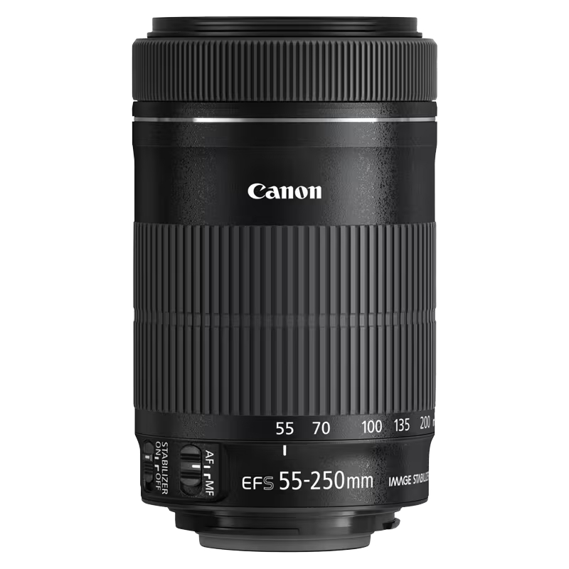 Used Canon EF-S 55-250mm 1:4-5.6 IS lens